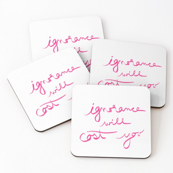 Item preview, ignorance will cost you designed and sold by abeink.