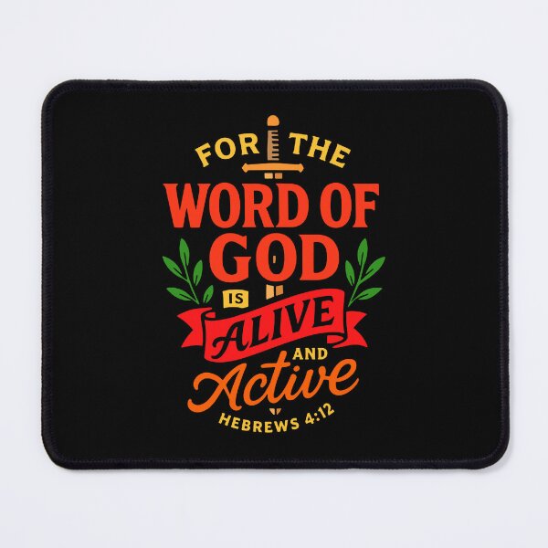Item preview, Hebrews 4:12 For The Word of God is Alive and Active designed and sold by plushism.