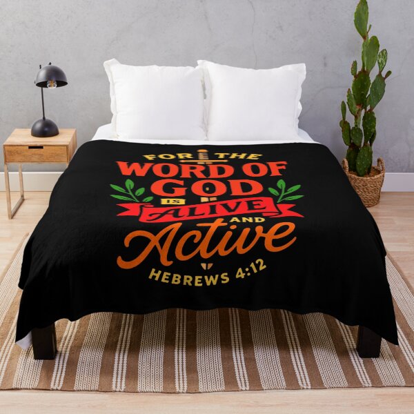 Item preview, Hebrews 4:12 For The Word of God is Alive and Active designed and sold by plushism.