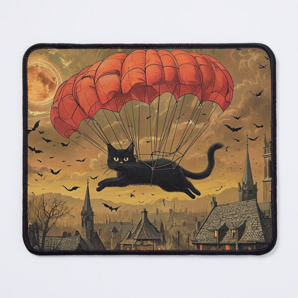 Item preview, Parachuting Cat designed and sold by M-Y-A-R-T-.
