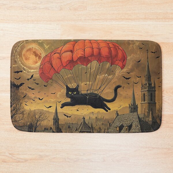 Item preview, Parachuting Cat designed and sold by M-Y-A-R-T-.