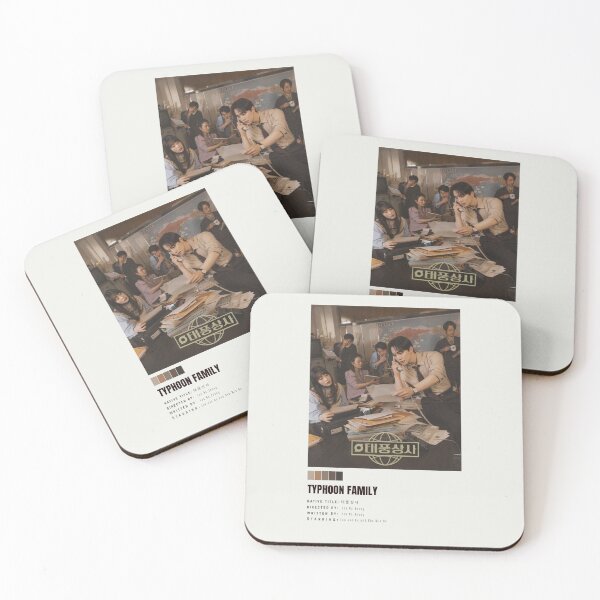 Item preview, Typhoon Family Kdrama Poster designed and sold by Weird Unicorn.