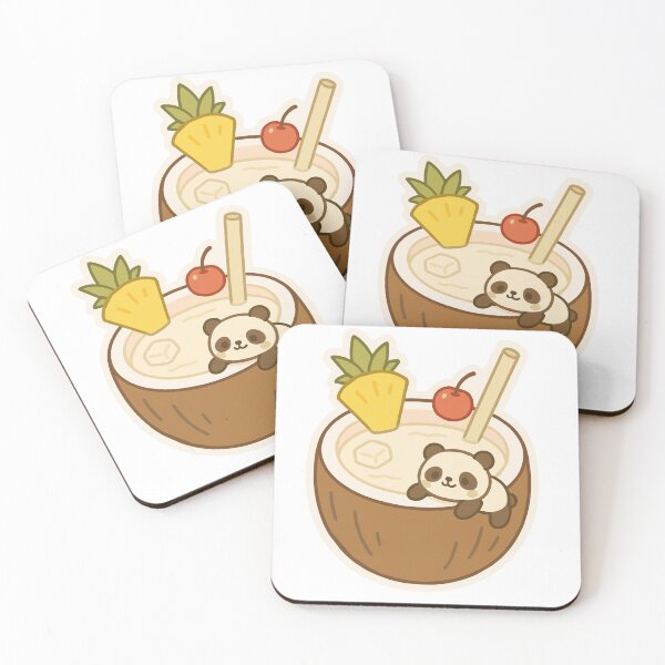 Item preview, Piña Colada Panda Coconut Paradise designed and sold by Tiny Joy World.