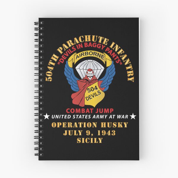 Item preview, Army - 504th Infantry Regiment - Operation Husky, Sicily, July 9, 1943 X 300 designed and sold by Military Insignia Products.