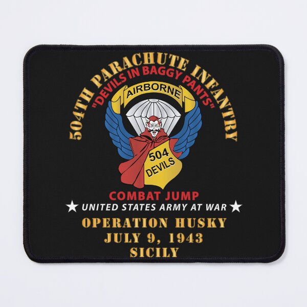 Item preview, Army - 504th Infantry Regiment - Operation Husky, Sicily, July 9, 1943 X 300 designed and sold by Military Insignia Products.