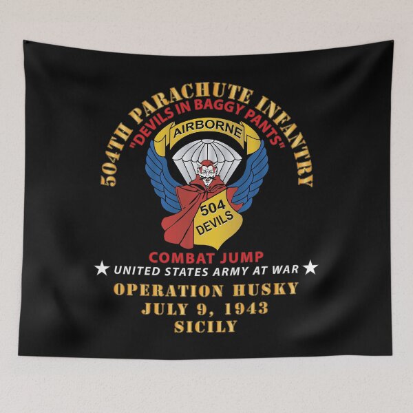 Item preview, Army - 504th Infantry Regiment - Operation Husky, Sicily, July 9, 1943 X 300 designed and sold by Military Insignia Products.