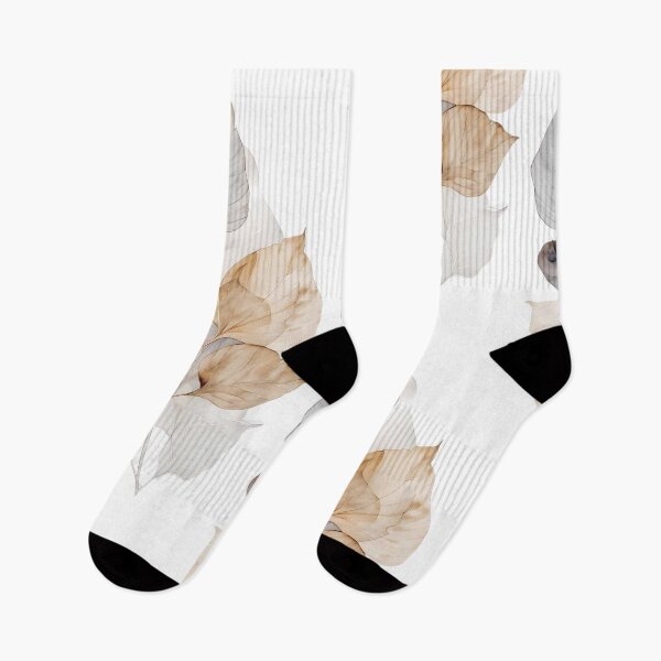 Item preview, Neutral Leaf Elegance – Modern Watercolor Botanical Design on White designed and sold by AngelVibess.