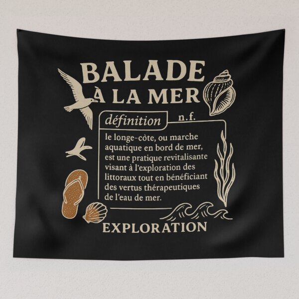 Aperçu de l'œuvre Balade à la Mer créée et vendue par RedOneHubb.