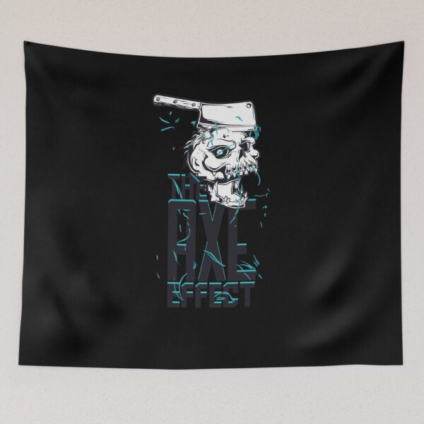 Item preview, The Axe Effect - Badass Hatchet Skull designed and sold by PrintPress.