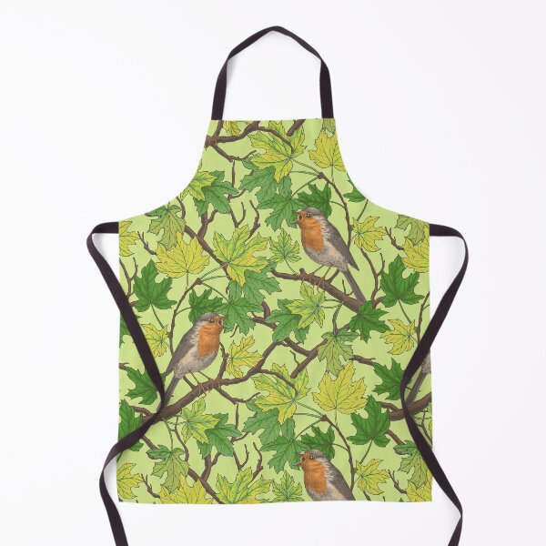 Item preview, Robins in maple tree designed and sold by Katerina Mitkova Kirilova.