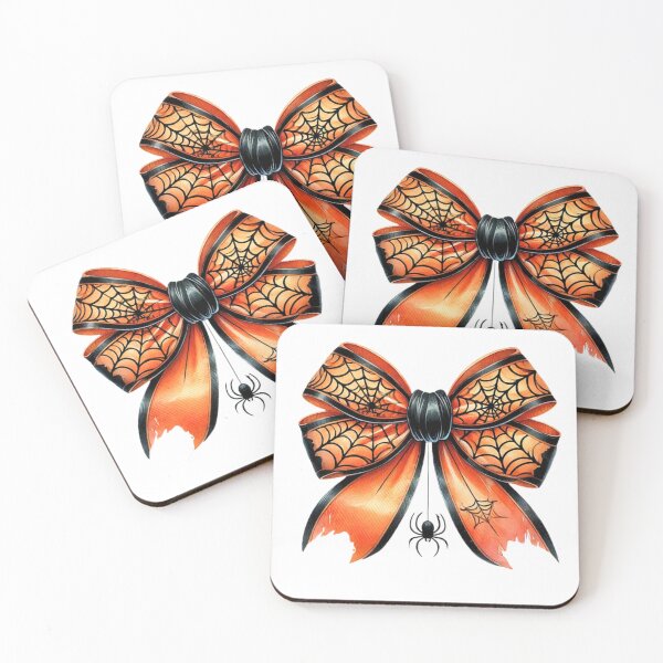 Item preview, Spider Web Bow – Cute Halloween Aesthetic Design designed and sold by FloraMyst.