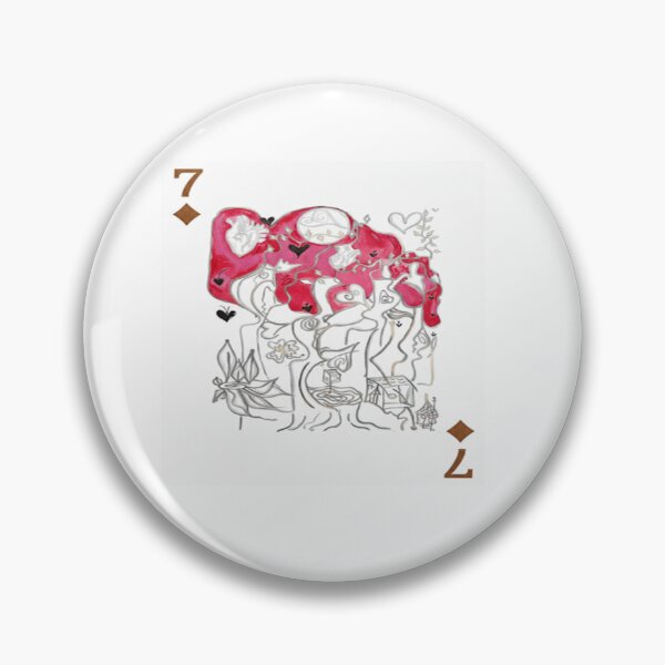 Item preview, Dream Orchard – The Seven of Diamonds designed and sold by Ateliê dos Naipes .