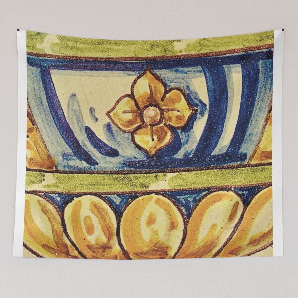 Item preview, Plaza de España Seville Tile Design | Spanish Ceramic Art Pattern | Mediterranean Azulejo Print designed and sold by Tropical Blood.
