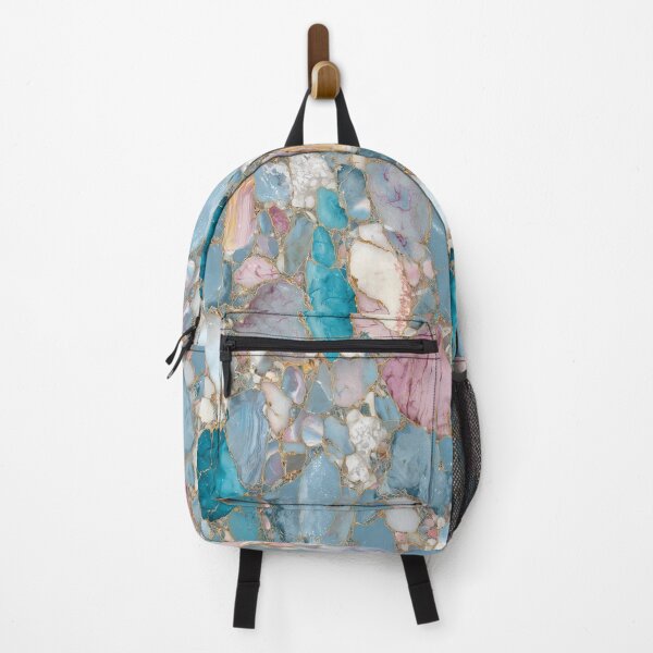 Item preview, Pastel Gemstone Marble Texture Elegant Gold Vein Abstract Pattern designed and sold by ajo-rb.