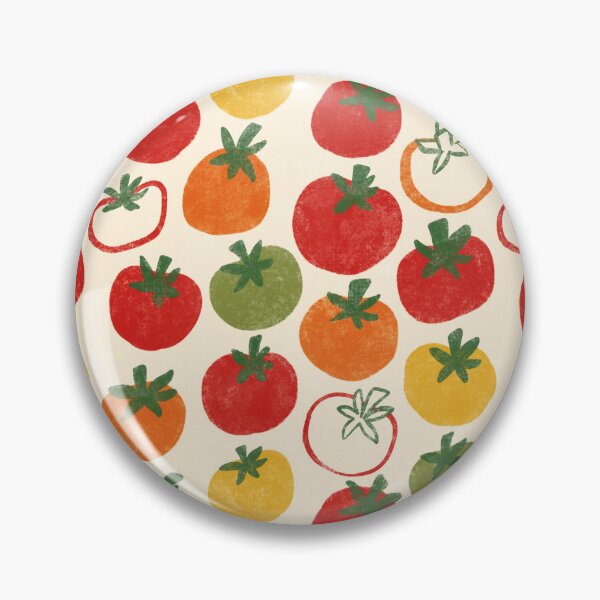 Item preview, Hand drawn tomato pattern designed and sold by SJAPhoto.