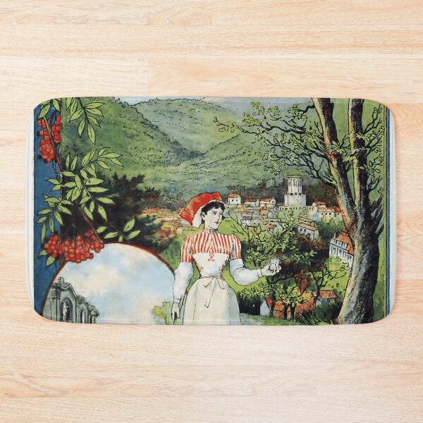 Item preview, Vintage Art Nouveau Poster | Royat Spa Town France | Chemins de Fer PLM Railway | Early 20th Century Travel Art designed and sold by artofuniverse.