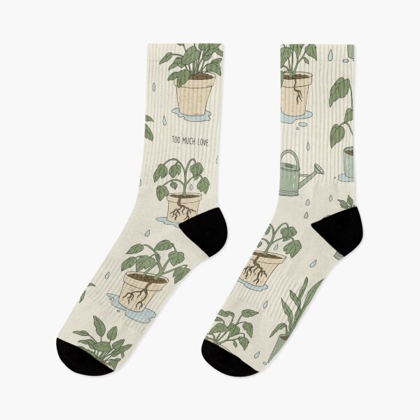 Item preview, Overwatered Houseplants | Too Much Love Pattern designed and sold by DailyVibesMerch.