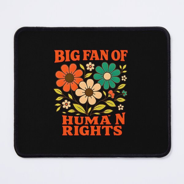 Item preview, Big Fan of Human Rights – Social Justice & Equality Statement Design Graphic designed and sold by FerminVigo.