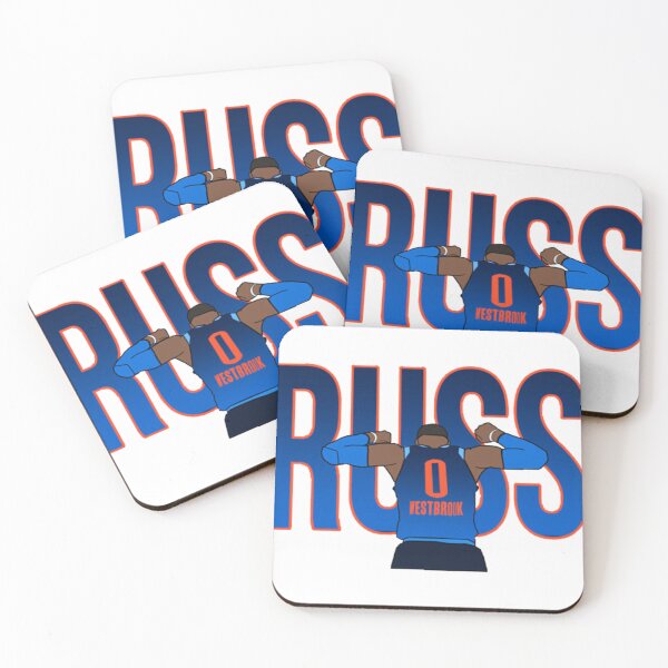 Item preview, Russ Westbrook Back Jersey Pose designed and sold by ShiloHall.