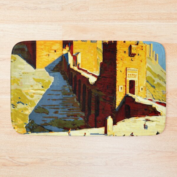Item preview, Vintage Travel Poster | Simplon-Orient-Express Art | Citadel of Aleppo | Mid-20th Century Luxury Train | Jean de la Neziere designed and sold by artofuniverse.