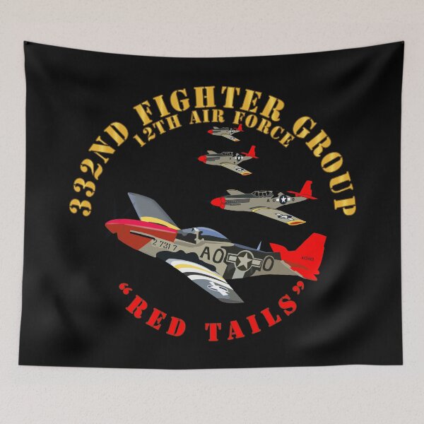 Item preview, Army - AAC - 332nd Fighter Group - 12th AF - Red Tails v1 designed and sold by Military Insignia Products.