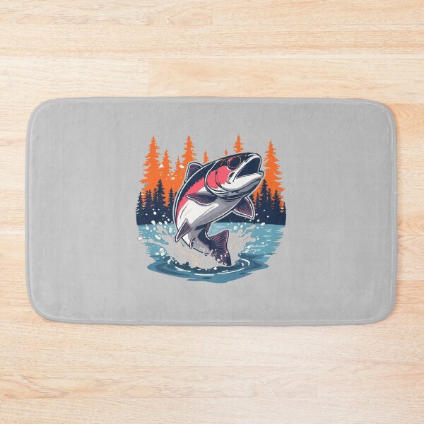 Item preview, Funny Humpy Salmon Cartoon – Cool Fish with Sunglasses – Fun Vector Design designed and sold by EcoArtTees.