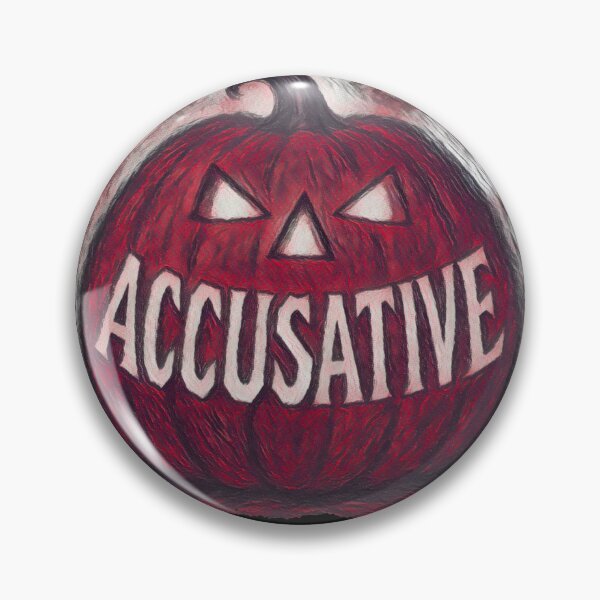 Item preview, Accusative Halloween Jack-O-Lantern, Russian Grammar, Teacher & Student Gift designed and sold by Russian101.