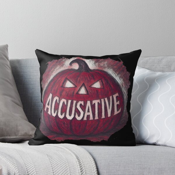 Item preview, Accusative Halloween Jack-O-Lantern, Russian Grammar, Teacher & Student Gift designed and sold by Russian101.