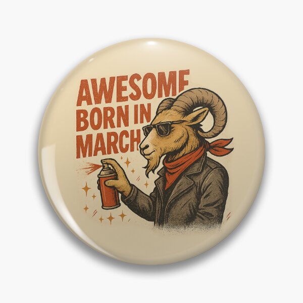 Item preview, Awesome Born in March — Aries Graffiti Style designed and sold by Vlavio.