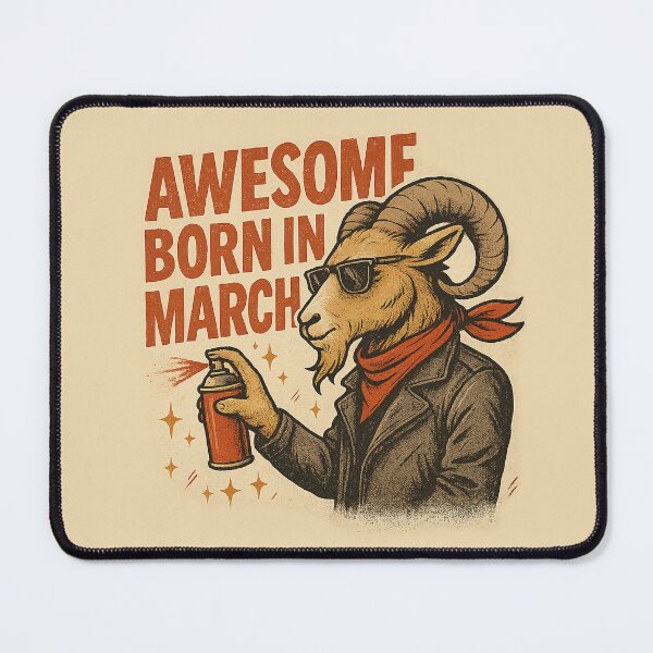 Item preview, Awesome Born in March — Aries Graffiti Style designed and sold by Vlavio.