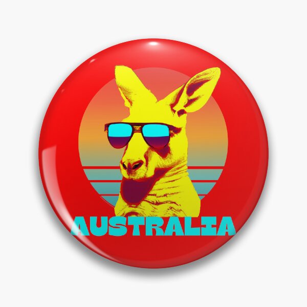 Item preview, Australia Kangaroo Retro designed and sold by theflandonian.