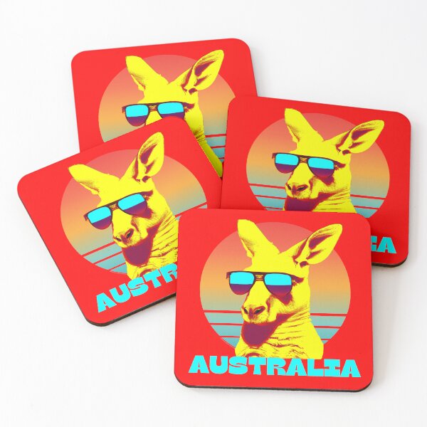 Item preview, Australia Kangaroo Retro designed and sold by theflandonian.