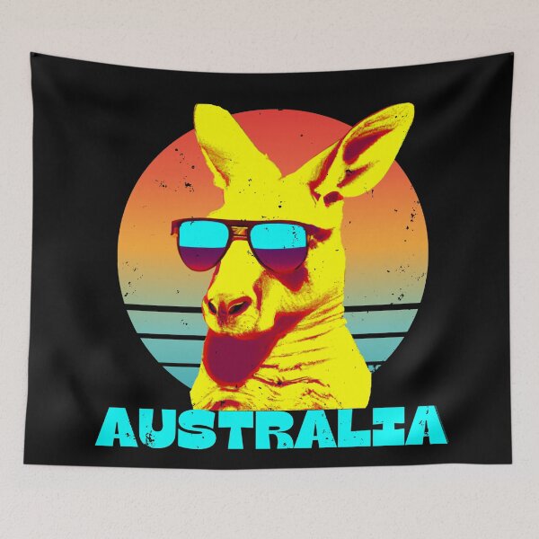 Item preview, Australia Kangaroo Retro designed and sold by theflandonian.