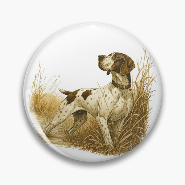 Item preview, Vintage Hunting Dog in Sepia Tones designed and sold by ArtfulWeave.