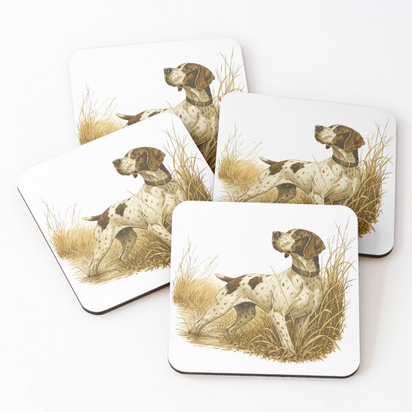 Item preview, Vintage Hunting Dog in Sepia Tones designed and sold by ArtfulWeave.