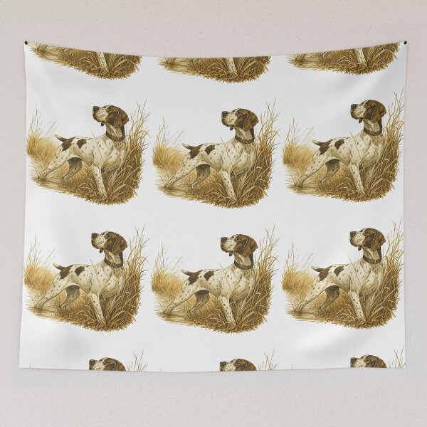 Item preview, Vintage Hunting Dog in Sepia Tones designed and sold by ArtfulWeave.