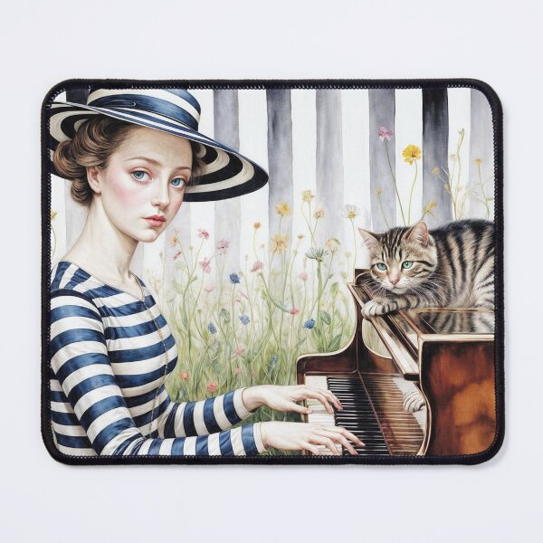 Item preview, Pianist Playing for the Cat designed and sold by M-Y-A-R-T-.