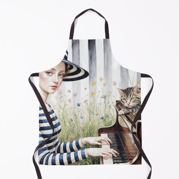 Item preview, Pianist Playing for the Cat designed and sold by M-Y-A-R-T-.