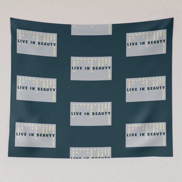 Item preview, Live in Beauty – Morse Code Minimalist Design designed and sold by liveinbeauty.