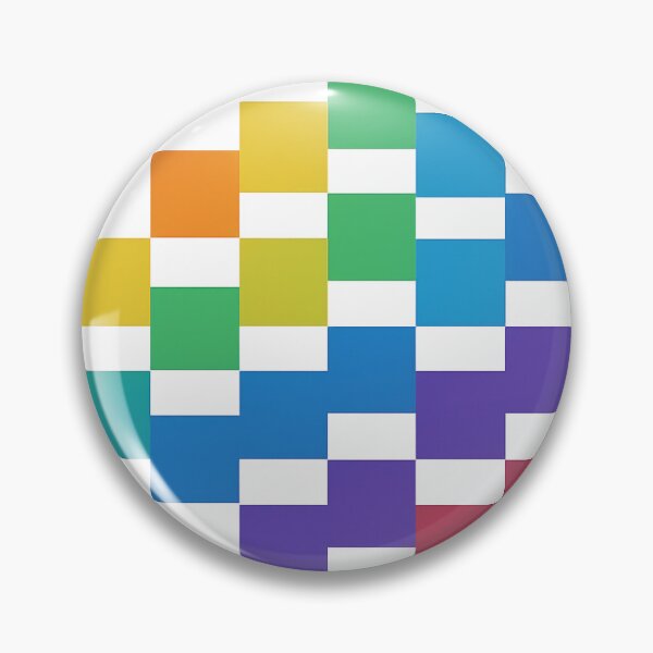 Item preview, Rainbow Pixel Grid designed and sold by MalickaArt.