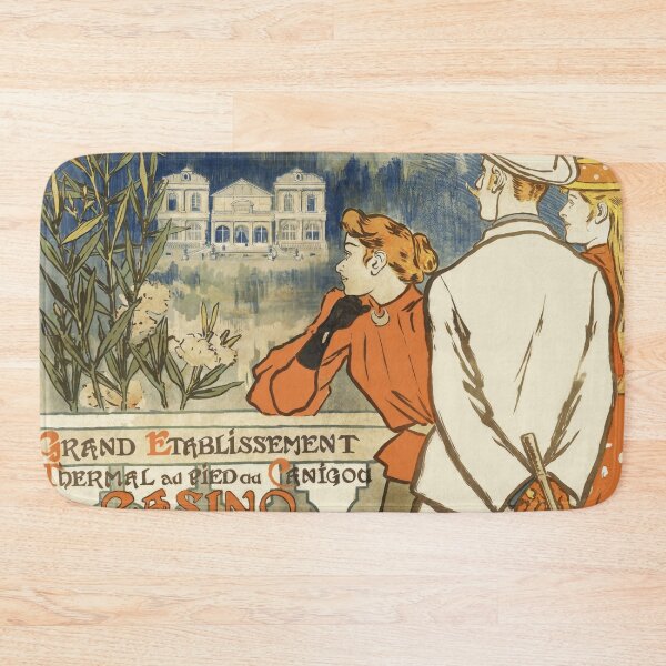 Artikelvorschau, Vintage-Poster von Vernet-les-Bains | Jugendstil-Dekoration der Kurstadt | Elegante Kunst des frühen 20. Jahrhunderts und malerischer französischer Reisedruck entworfen und verkauft von artofuniverse.