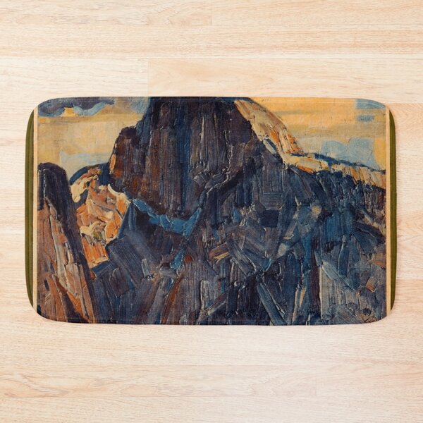 Item preview, Vintage Yosemite Travel Poster | Southern Pacific Lines Art | Half Dome Painting | Bold Brushstrokes & Expressive Colors designed and sold by artofuniverse.