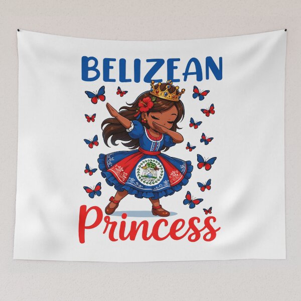 Item preview, Belizean Princess Dabbing Girl Cute Belize Pride Outfit Kids designed and sold by NUMAcreations.