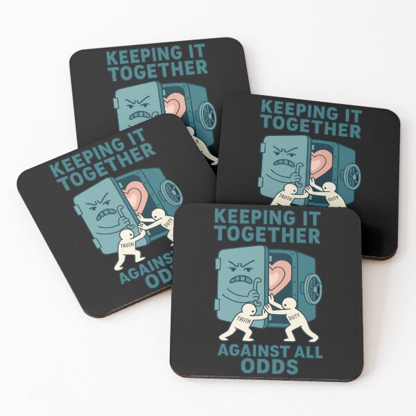Item preview, Keeping It Together Against All Odds Emotional Humor Design designed and sold by TeeTimeTreasure.