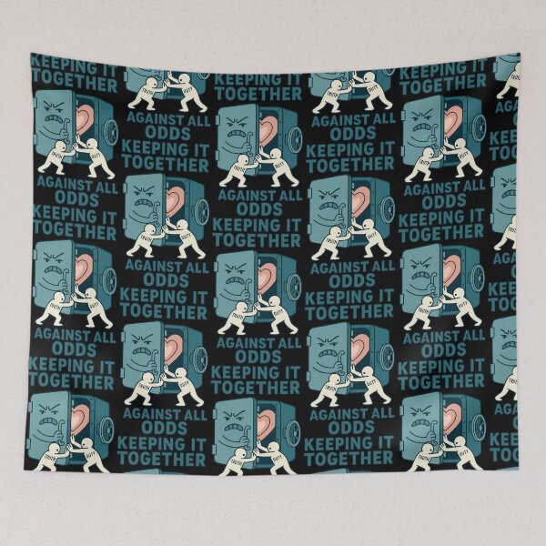 Item preview, Keeping It Together Against All Odds Emotional Humor Design designed and sold by TeeTimeTreasure.