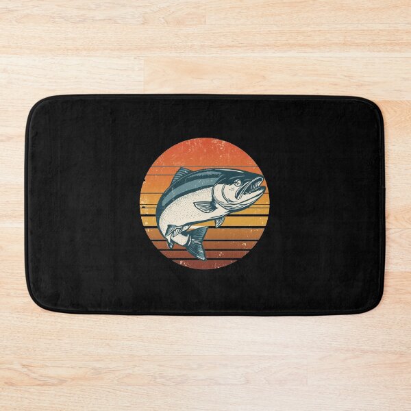 Item preview, Minimalist Humpy Salmon – Simple Modern Vector – Geometric Flat Design designed and sold by EcoArtTees.