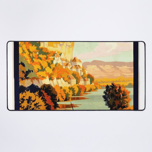 Item preview, Vintage Travel Poster | Chemin de Fer d'Orléans 1923 | Beynac | Dordogne River | Constant Duval | French Railway Art designed and sold by artofuniverse.