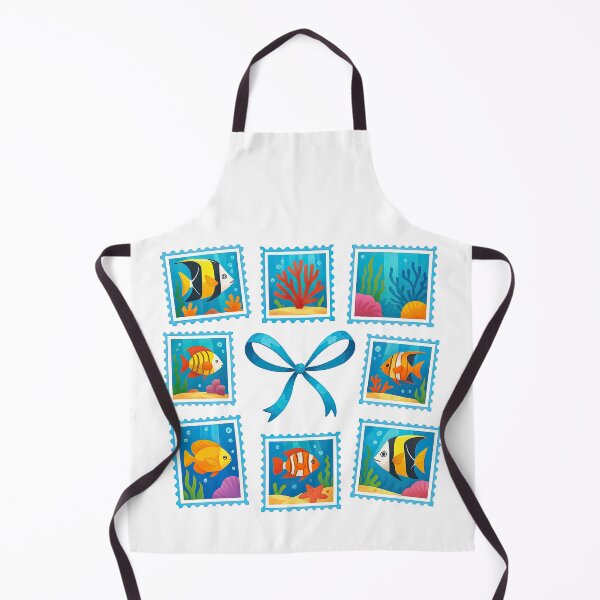 Item preview, Underwater Stamp Collection with Fish and Coral designed and sold by ArtfulWeave.