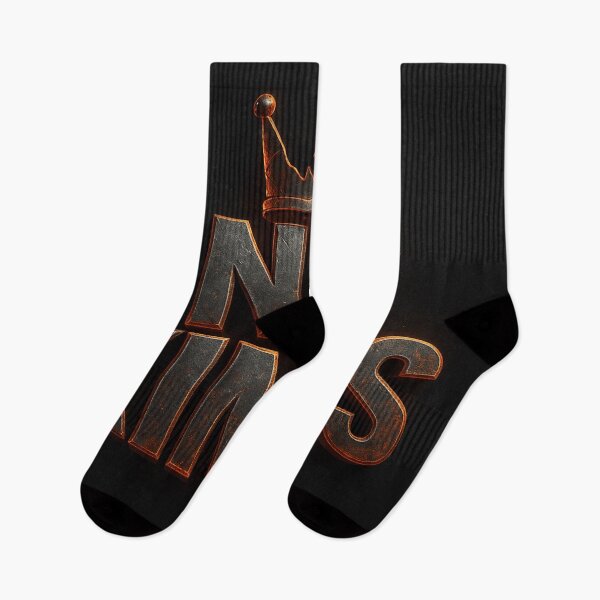 Item preview, No Kings 3D Metallic Fire Design designed and sold by LatestDesign95.