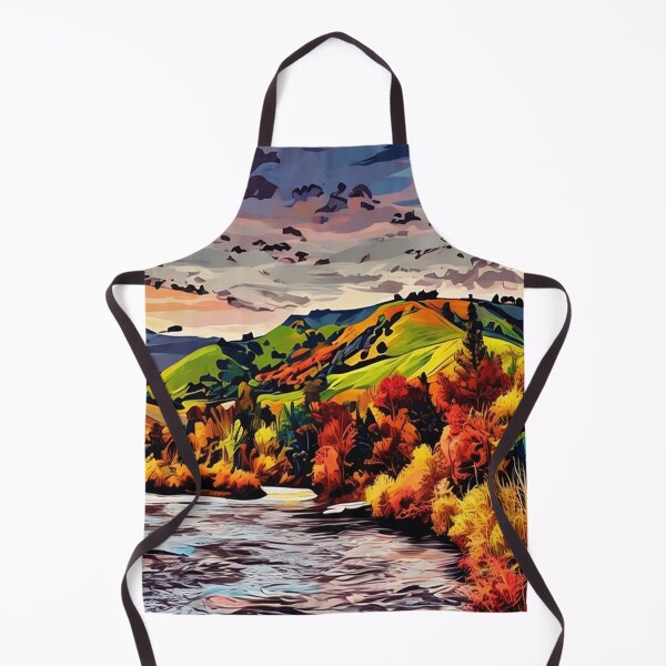 Item preview, Colorful River Landscape designed and sold by tomorrowsart.